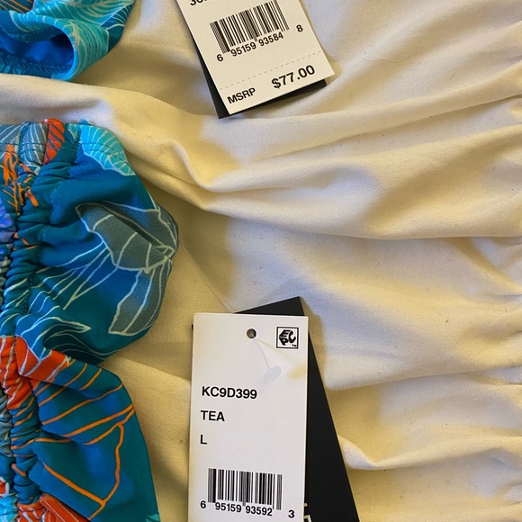 high waisted bikini two piece 36/B /C top Large - Picture 9 of 9